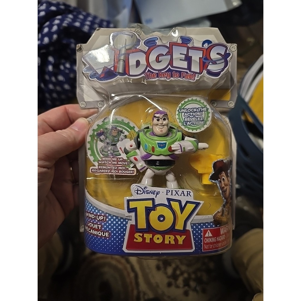 Disney Pixar Widgets Wind-Up Buzz Lightyear w/Key Blip Toys 2012 New Sealed